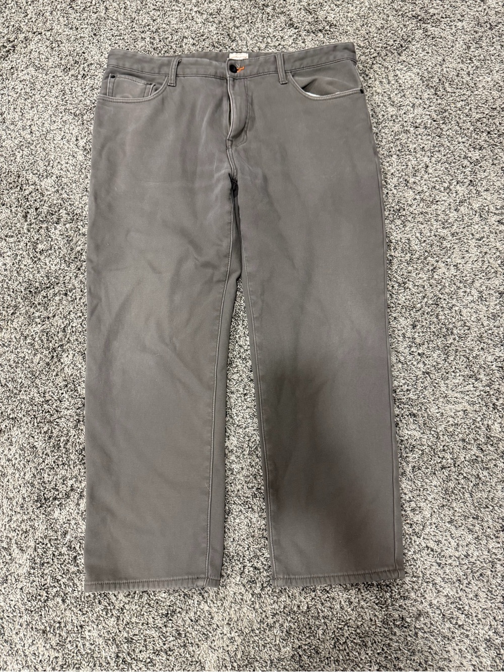 Weatherproof Men's Charcoal Straight-Leg Jeans